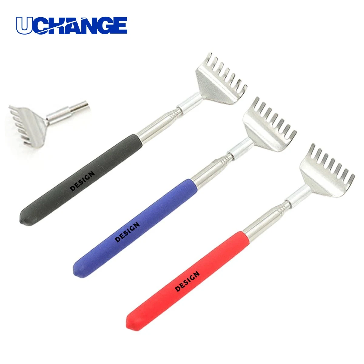 Wellness Portable Retractable Stainless Steel Back Scratcher Tool 1