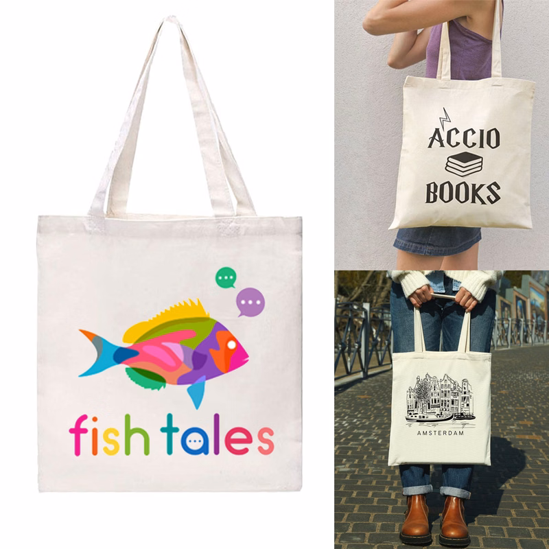 ColorPop Tales Canvas Tote - 15" x 12"