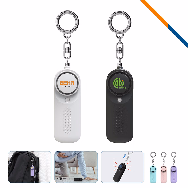 Zeptek LED Flashlight Keychain Safety Alarm