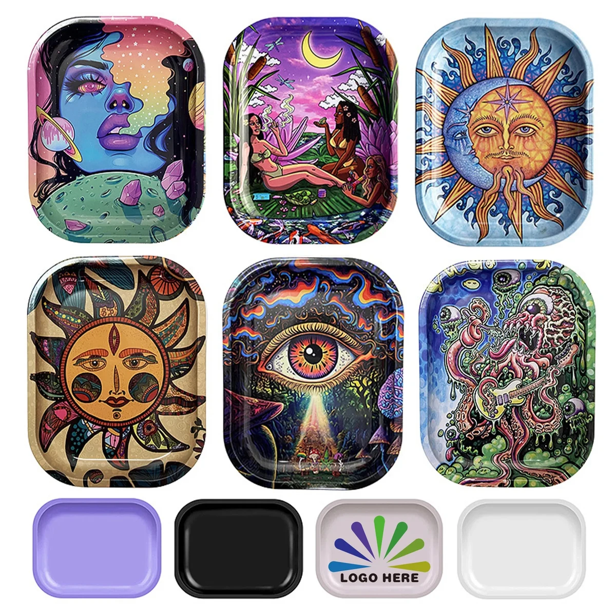 Full Color Custom Rolling Tray 1