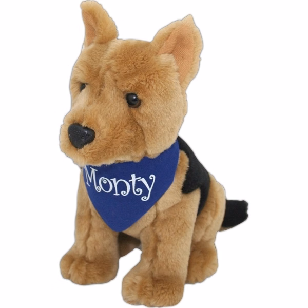8" Medium Sitting Dog - German Shepherd