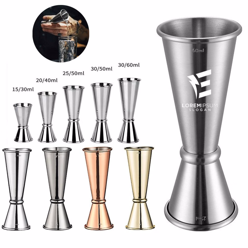 1oz Double Cocktail Jigger Japanese Premium 304 Stainless Steel Jigger