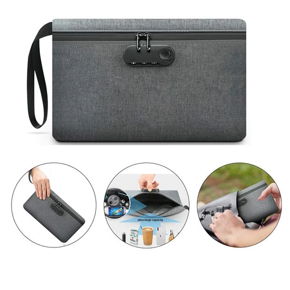 Pouch Zipper Smell Proof Tobacco Bag 1