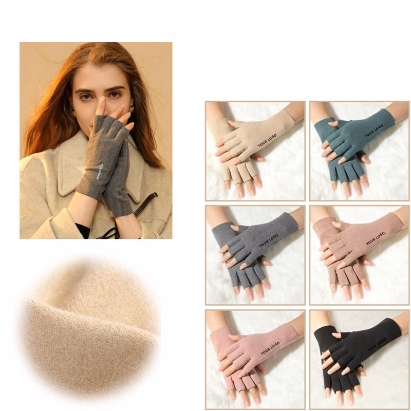 Dralon DE Rong Velvet Fingerless Gloves