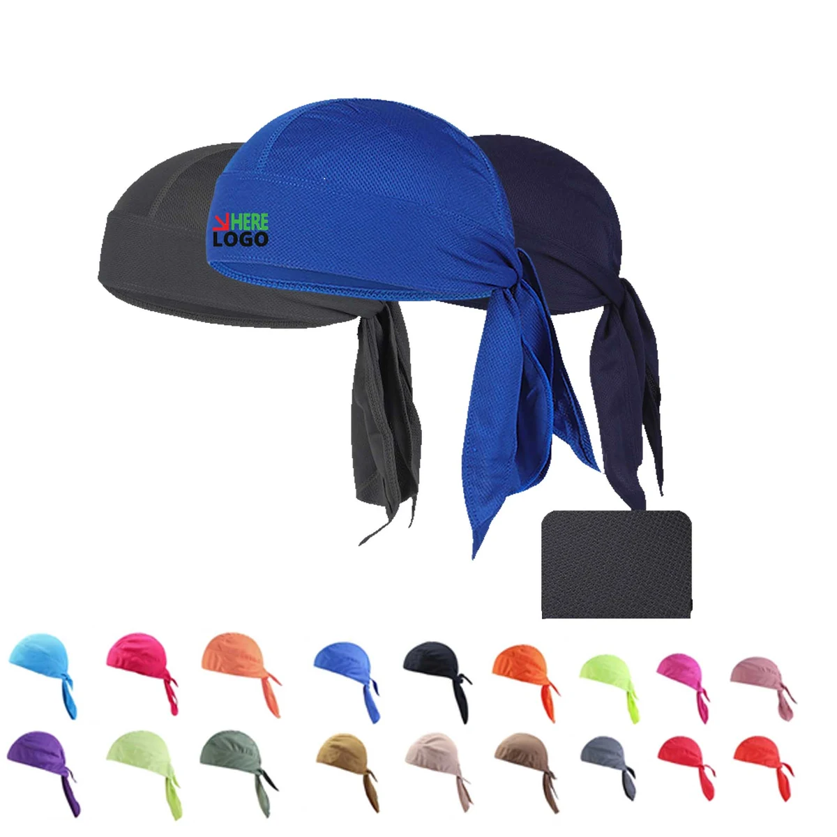 MOQ50 Sports Headband Cycling Cap Head Wraps 1
