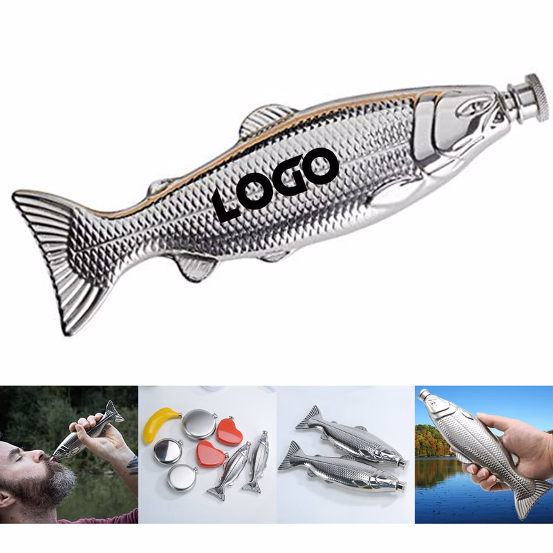 4oz Fish Shape Liquor Flask