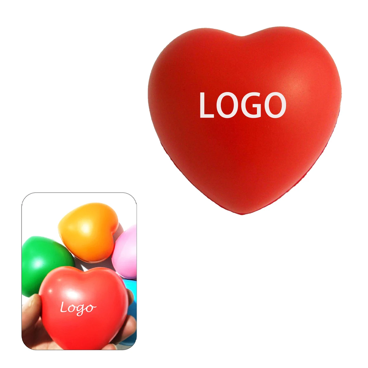 Lightweight Heart-Shaped Stress Relief Ball 1