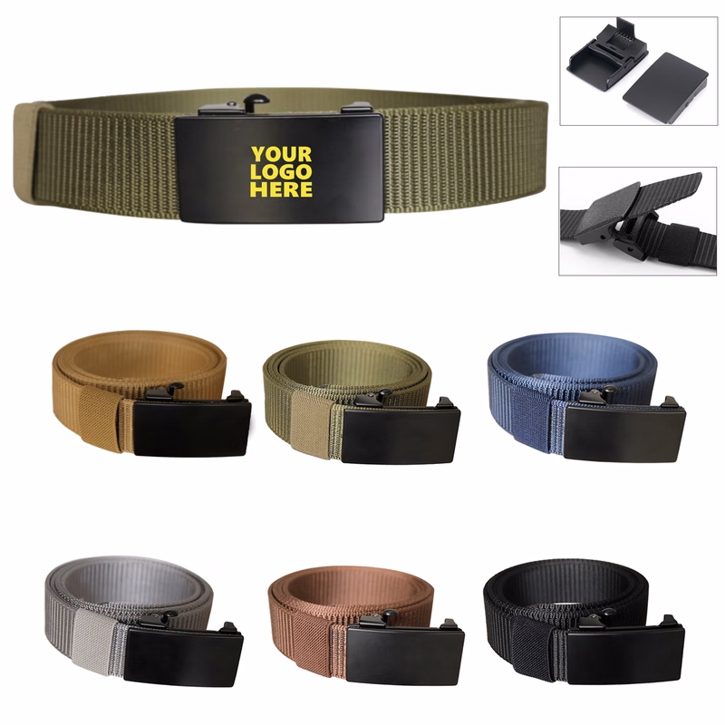 Tactical Nylon Belt Featuring Metal Buckle