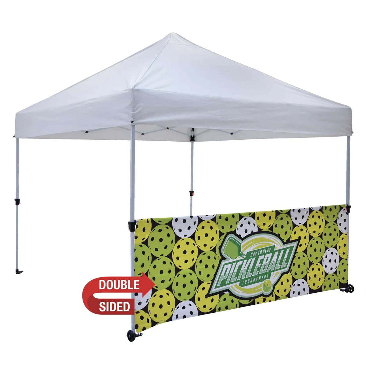 10' Omni Tent Half Wall Kit (Dye Sublimated, Double-Sided) 1