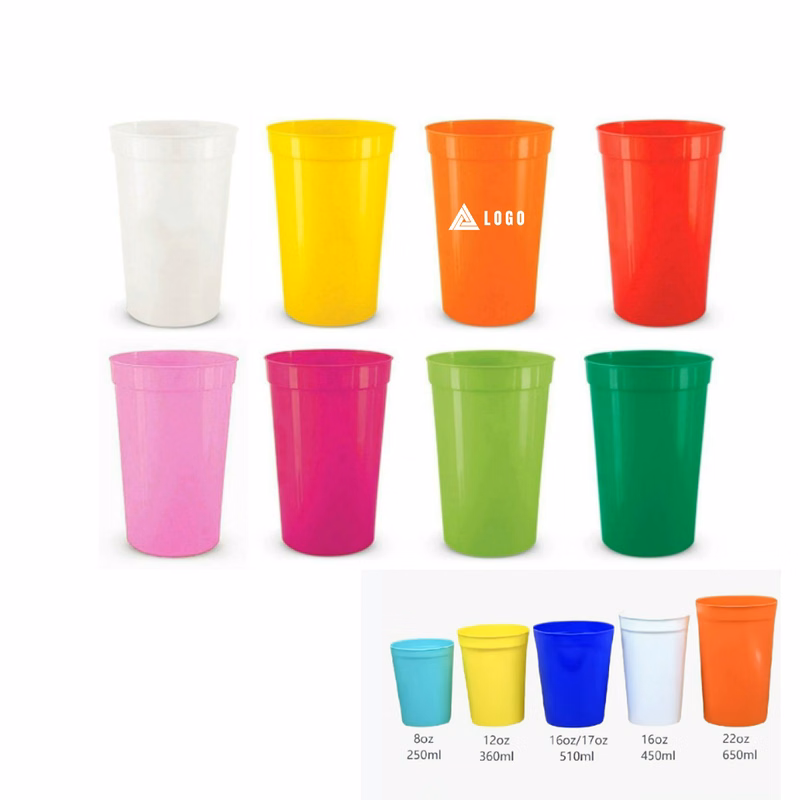 Plastic 16oz Party Stadium Cups
