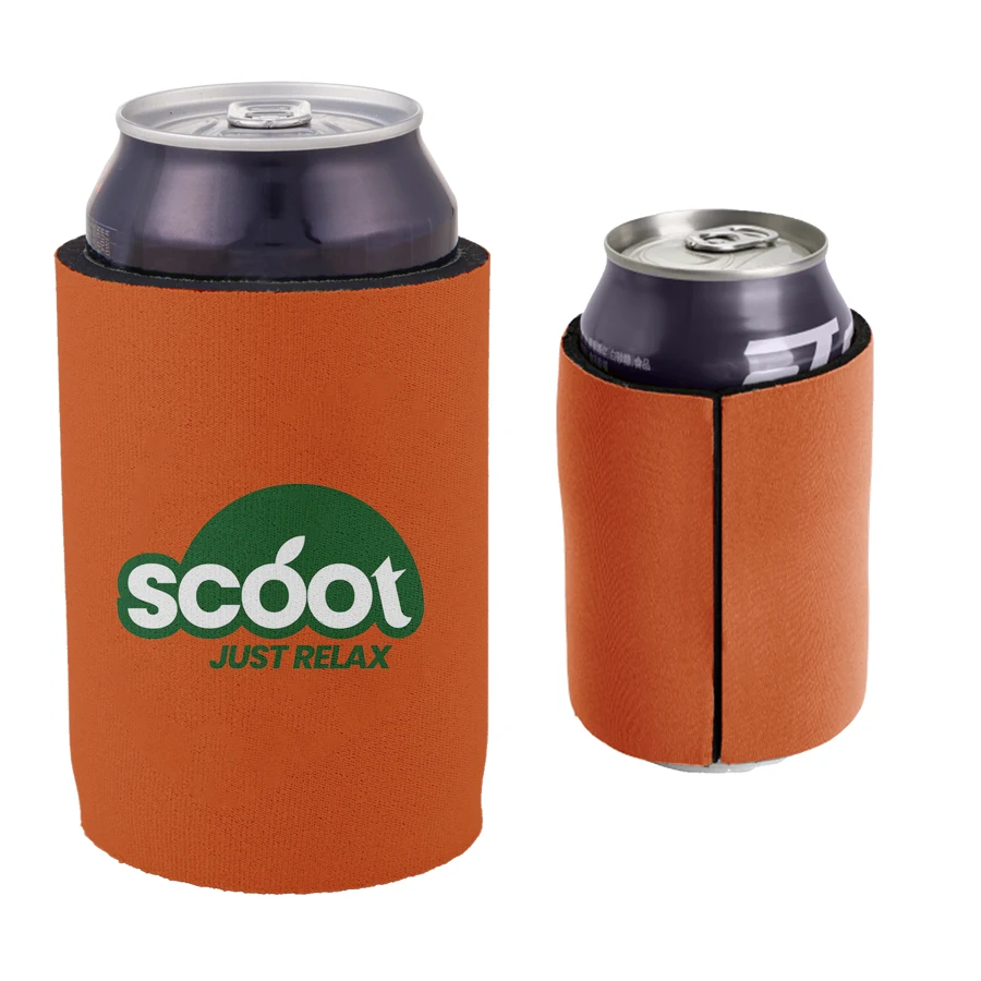 12 Oz Slap Wrap Can Kooler w/ Custom Logo - 3mm Neoprene 1
