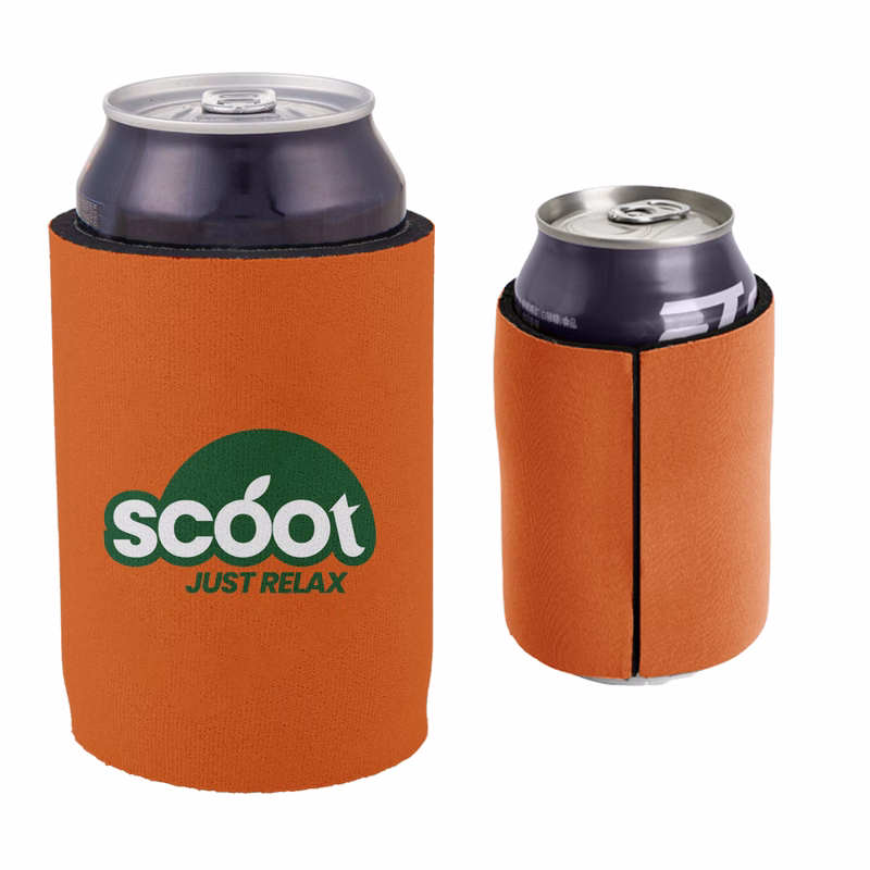 12 Oz Slap Wrap Can Kooler w/ Custom Logo - 3mm Neoprene