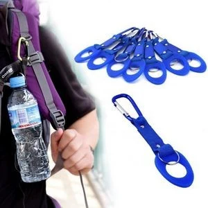 Rubber Kettle Buckle Aluminum Carabiner Keychain 1