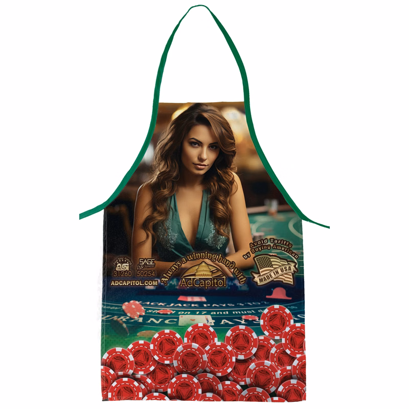 Sublimated Mid-Size Bib Apron