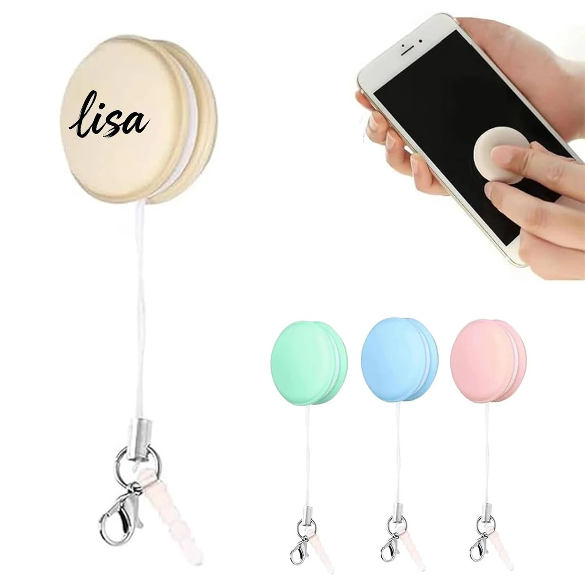 Mini Plastic Portable Screen Cleaning Cloth Keychain 1