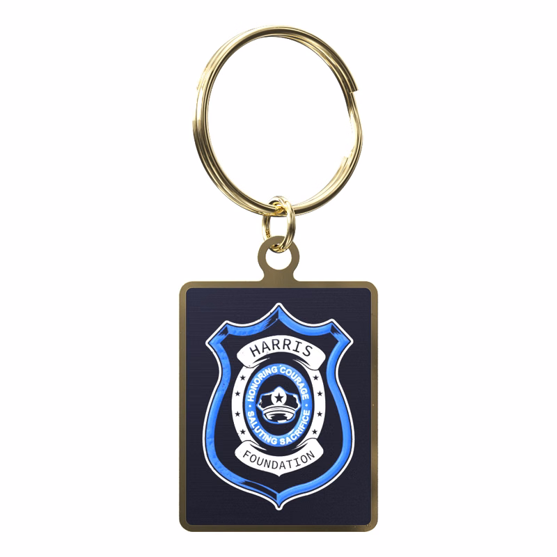 Vibraprint® Bright Rectangle Key Tag (1-1/8" x 1-1/2")