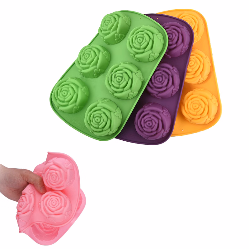 Rose Shaped Silicone Mold