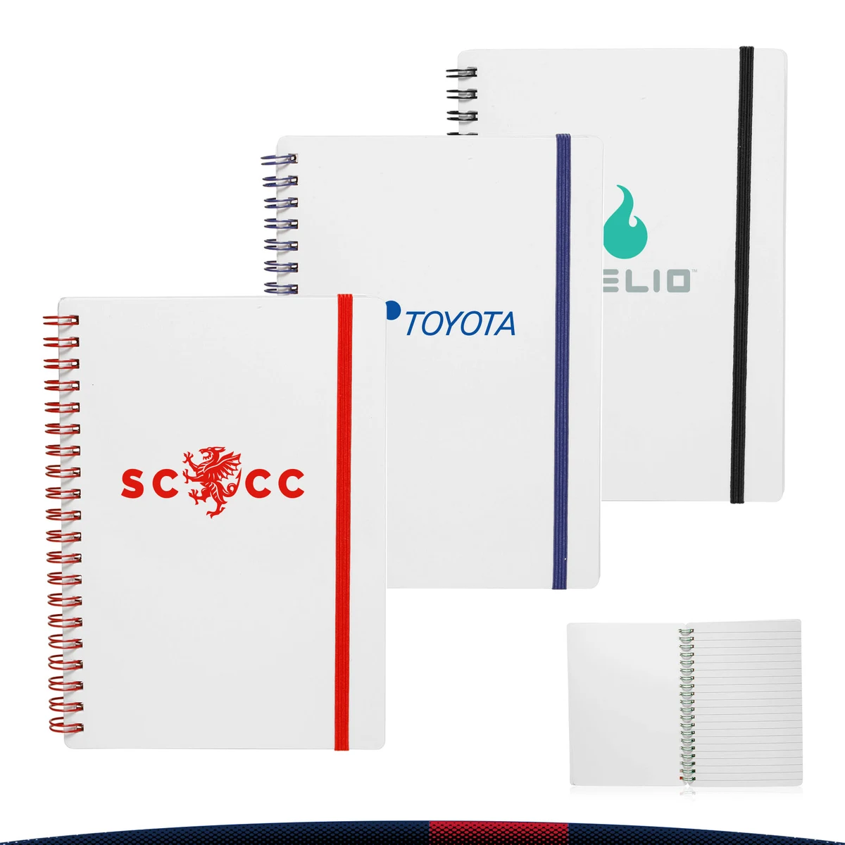 Ritoy White Spiral Notebooks 1
