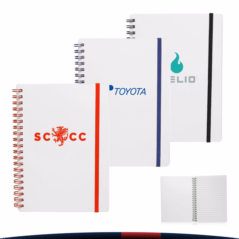Ritoy White Spiral Notebooks