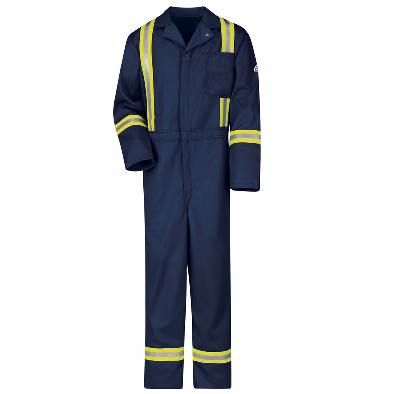 Bulwark® Men's Midweight Excel FR Classic Coverall with Reflective Trim