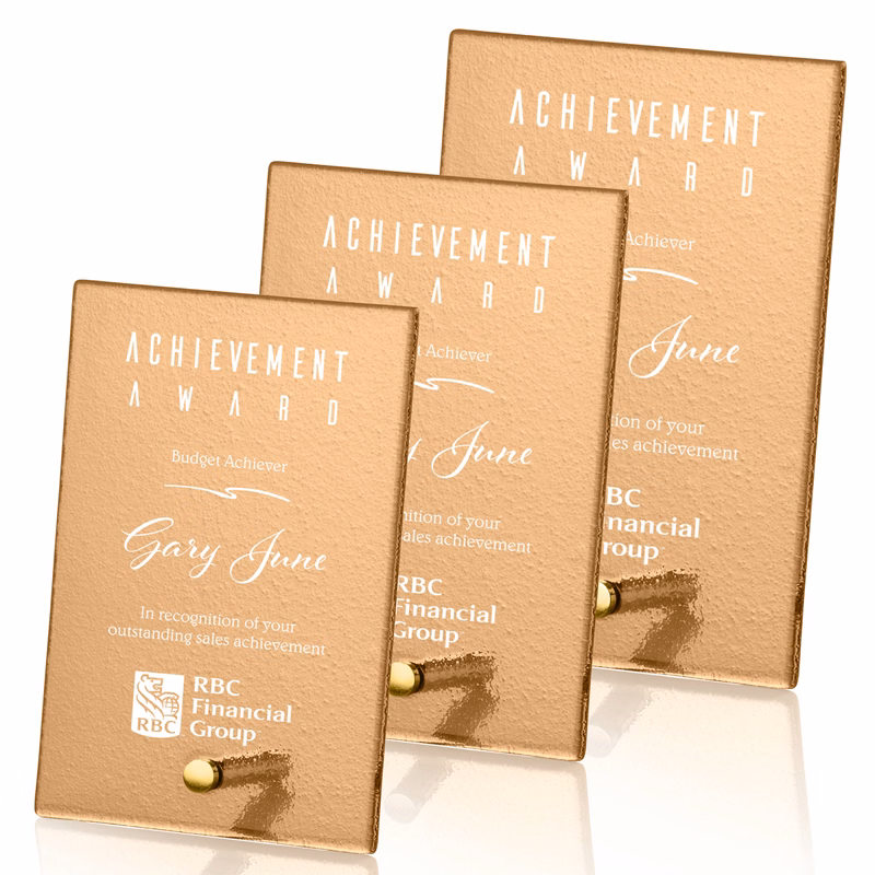 Atchison Russet Rectangle Award - Gold