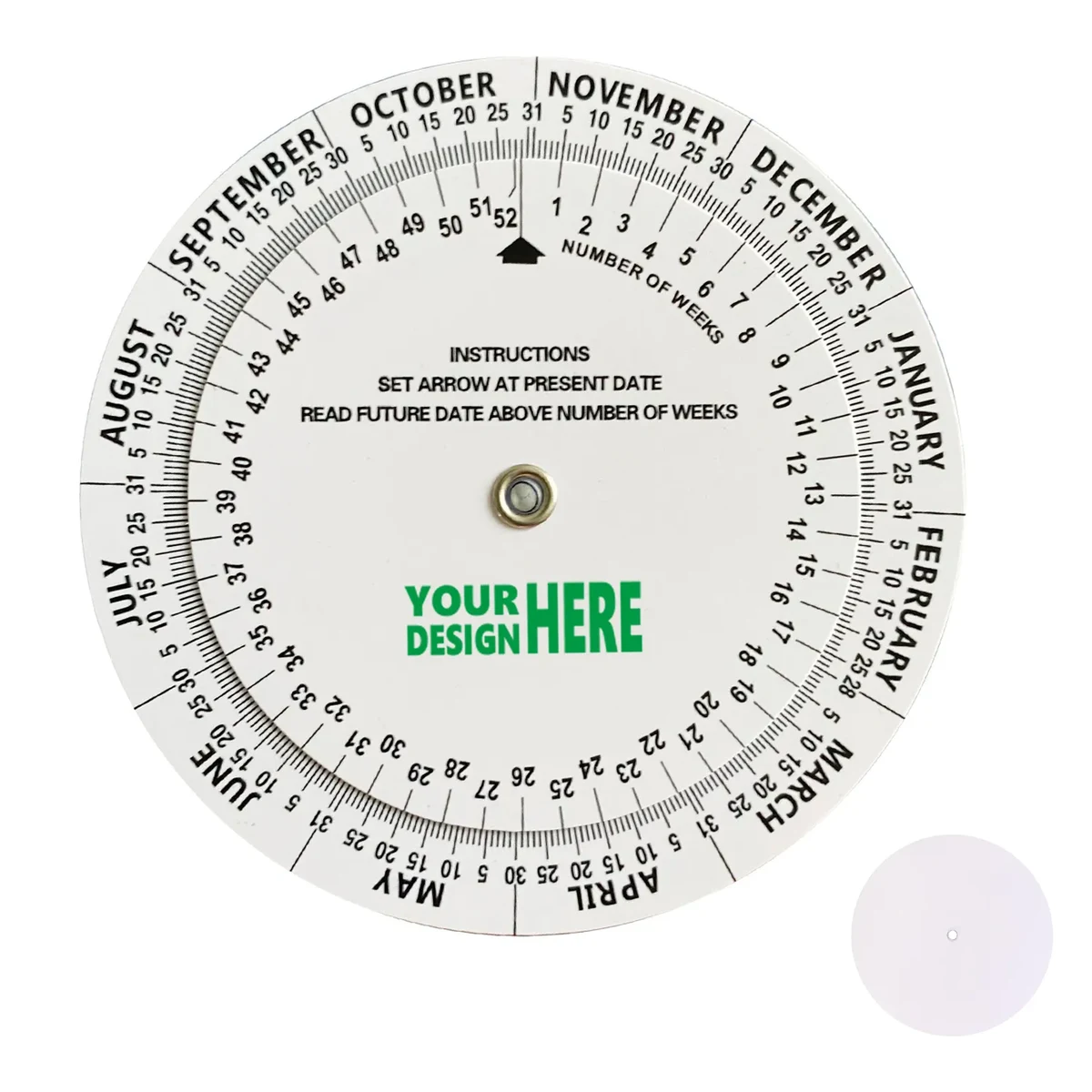 5.9-inch Pregnancy Wheel Calculator Date Finder 1