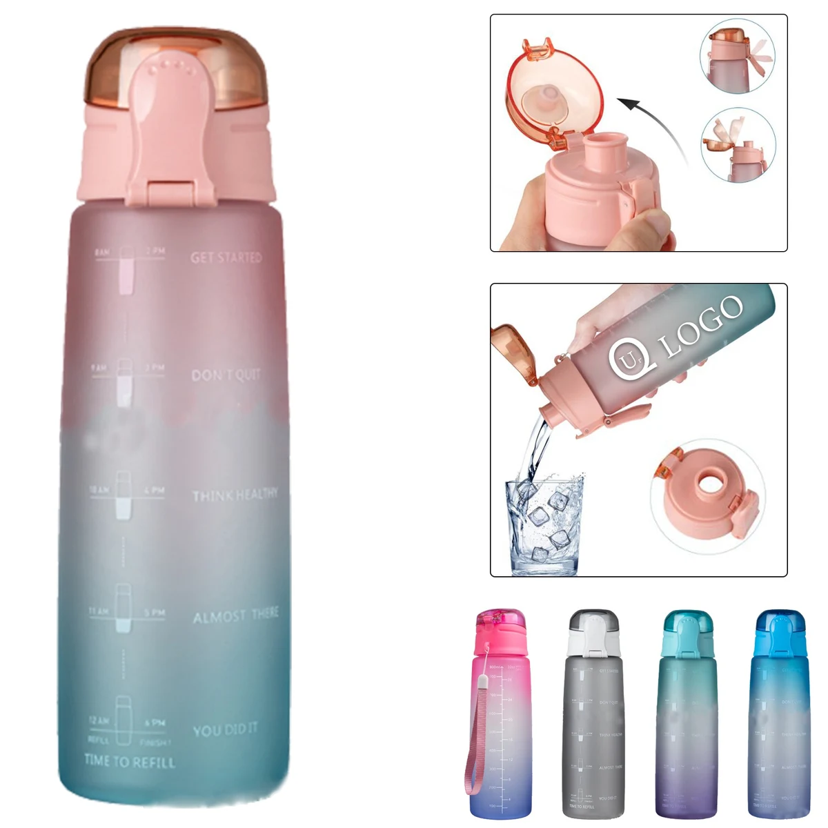 32 Oz. Measurement Drink Bottle 1