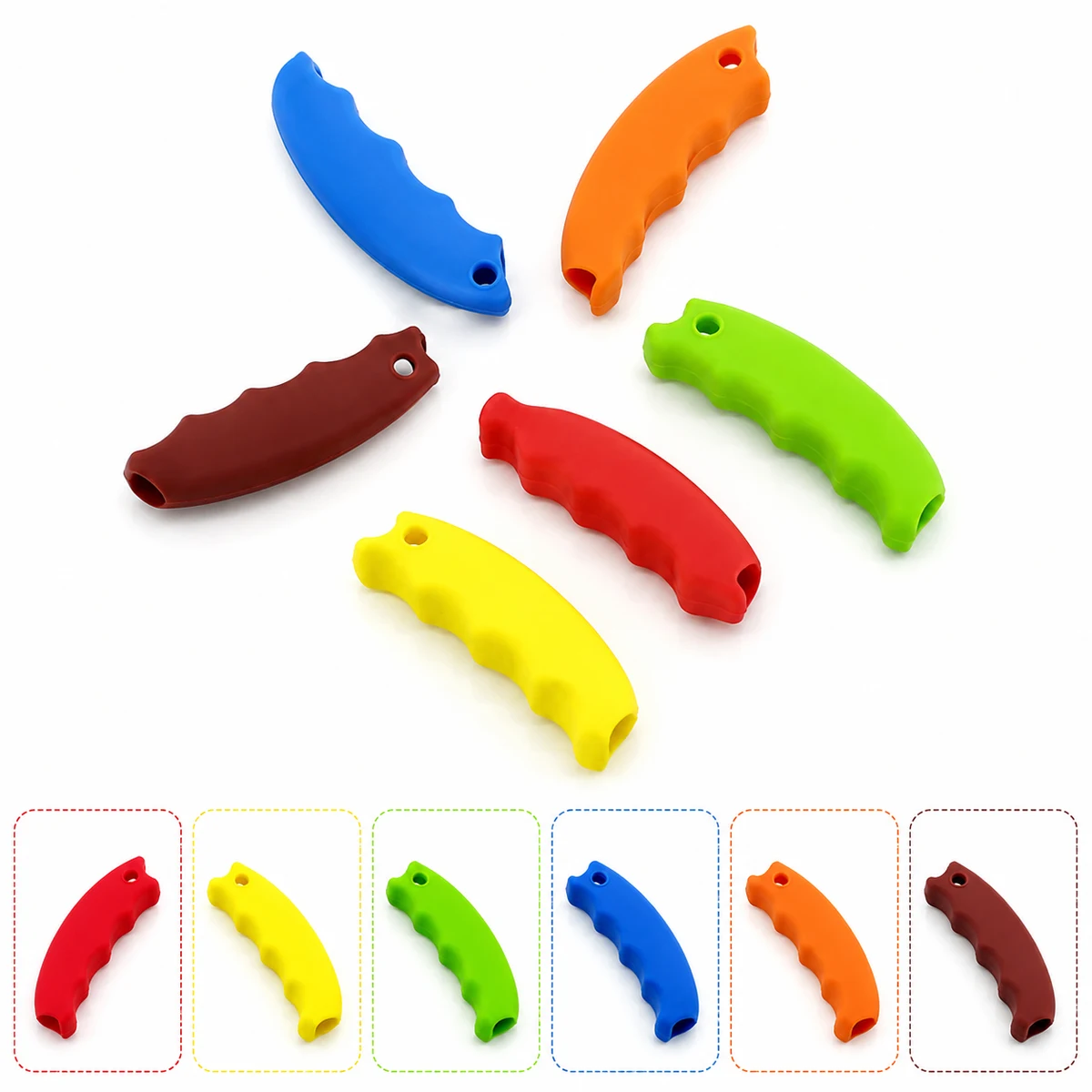 Market Tote Silicone Handle, custom tote bag with logo imprint 1