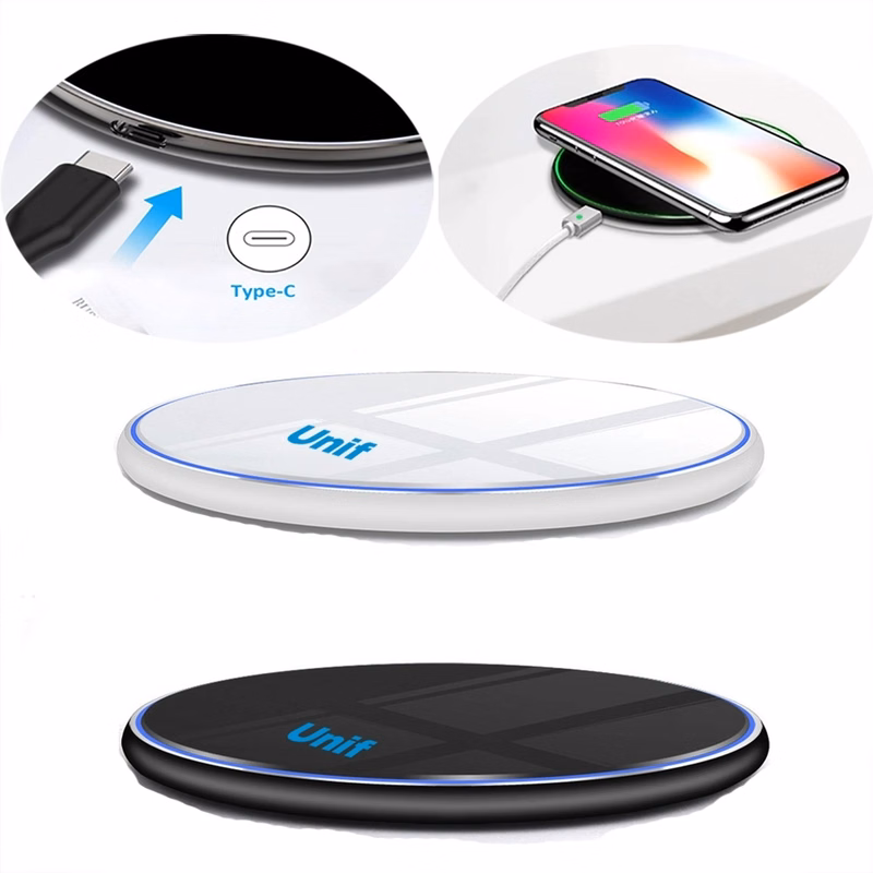 4" Dia Qi 10W Round Wireless Fast Charging Pad