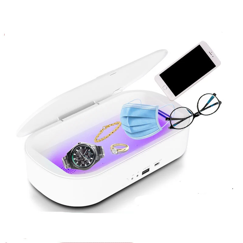 Mobile Phone UV Sterilization Box w/ Wireless Charger 1
