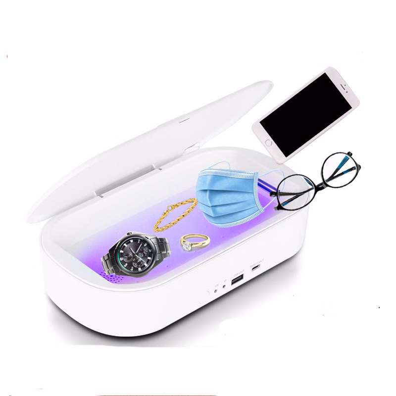 Mobile Phone UV Sterilization Box w/ Wireless Charger