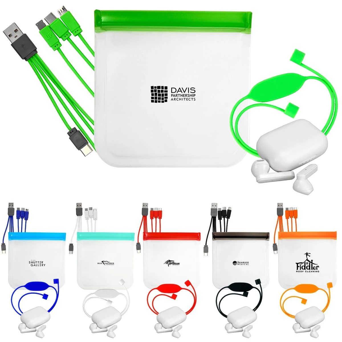 TRUE WIRELESS STRAPPY STORAGE CABLE SET 1