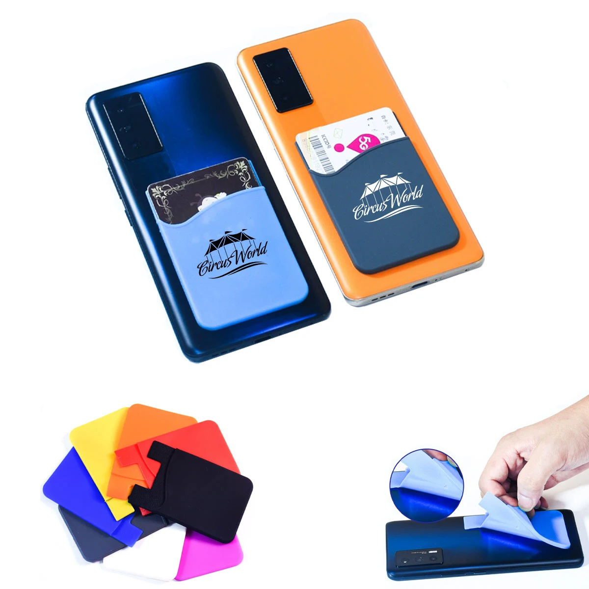 Phone Silicone Card Stickers 1