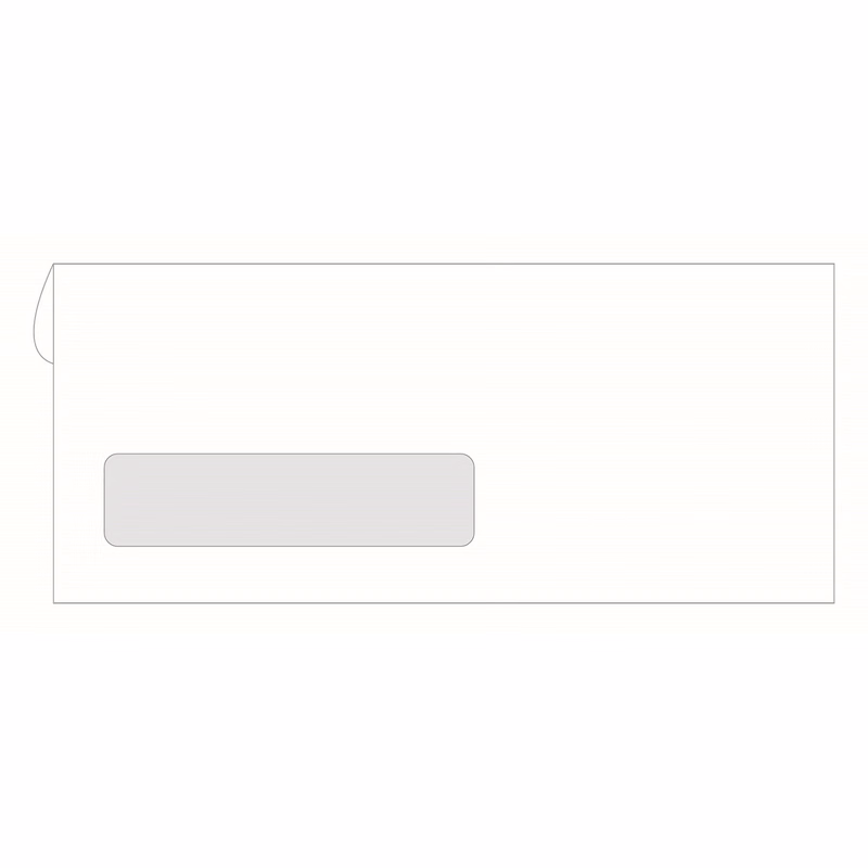 No. 10 Business Envelopes - Single Window - Confidential