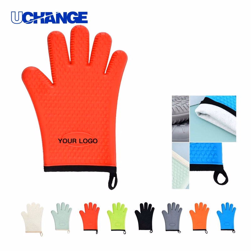 Waterproof Silicone Gloves Pair for Microwave and BBQ