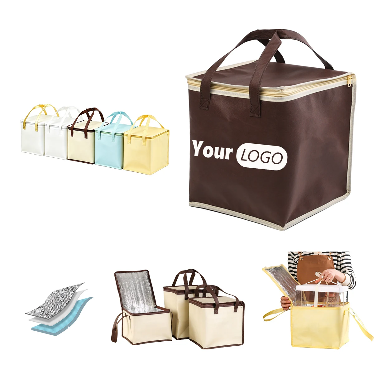 Insulated Foil Lining Tote Bag 1