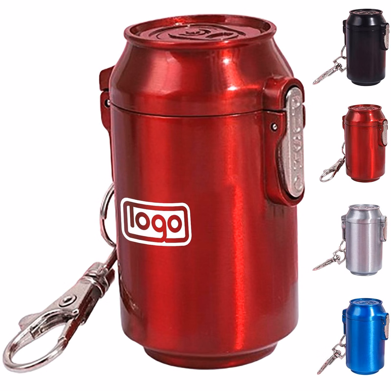 Coke Can Shape Mini Ashtray Key Chain