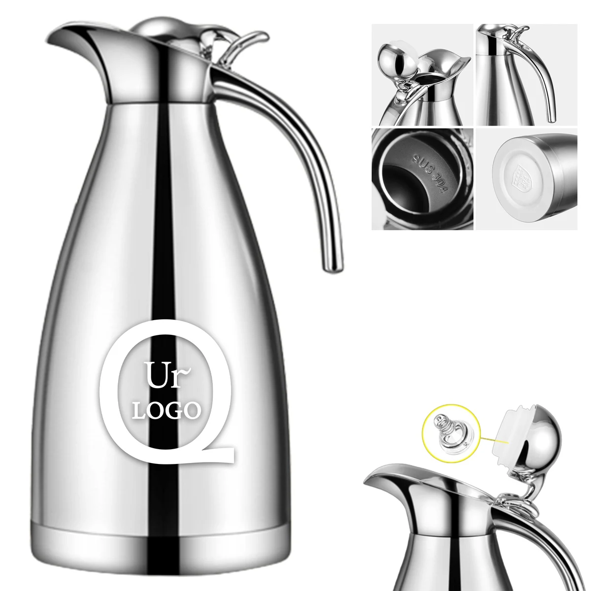 68Oz/2L Insulated Coffee Pot 1