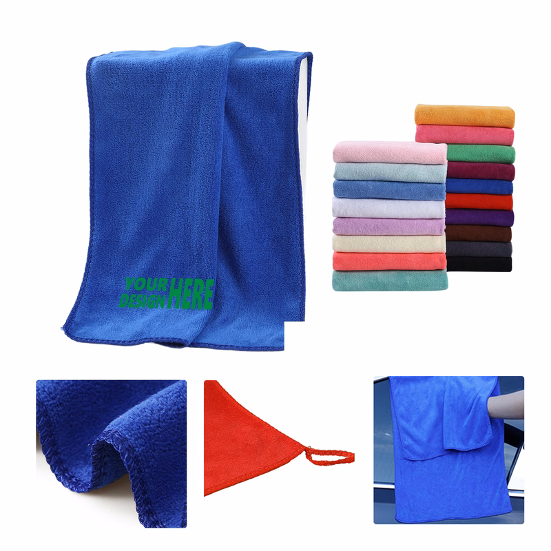 MOQ 50 Car Wash Towel Super Absorbent Cleaning Cloth Custom Logo
