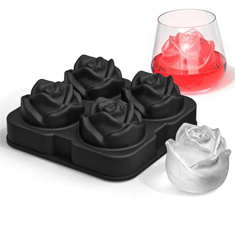3D Rose Ice Mold 1