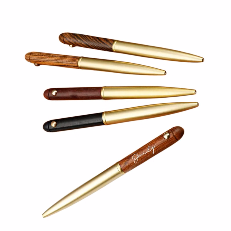 Vintage Customizable Wooden & Brass Ballpoint Pen?CPromotional Gift Pen