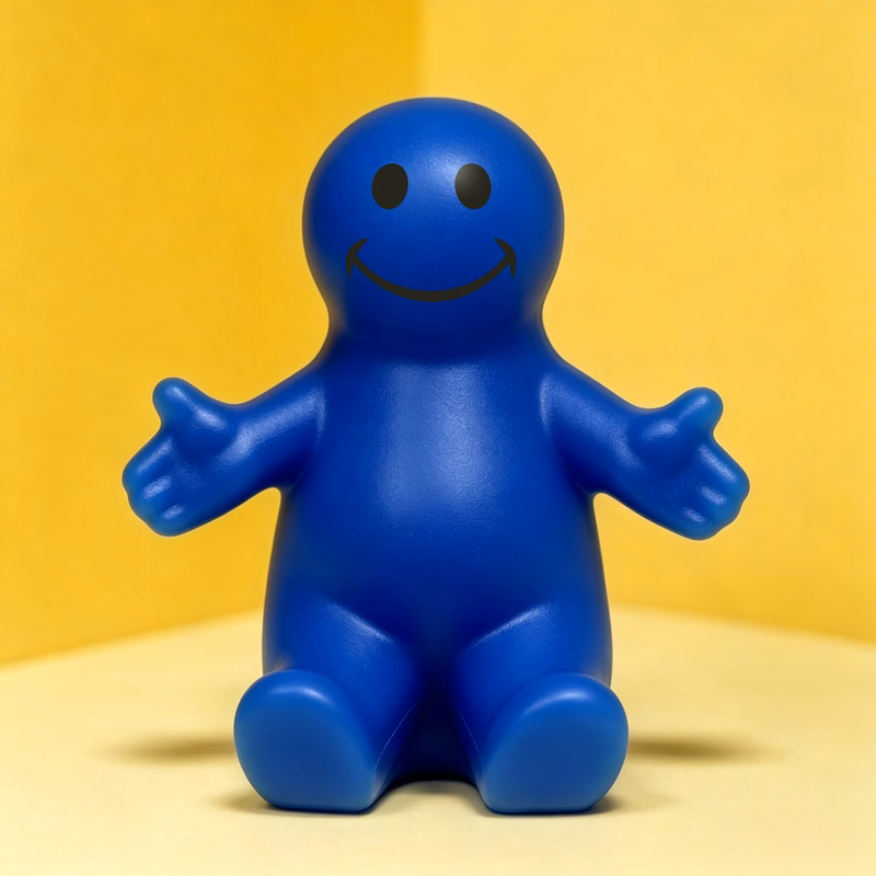 Happy Dude Cell Phone Stand Stress Ball