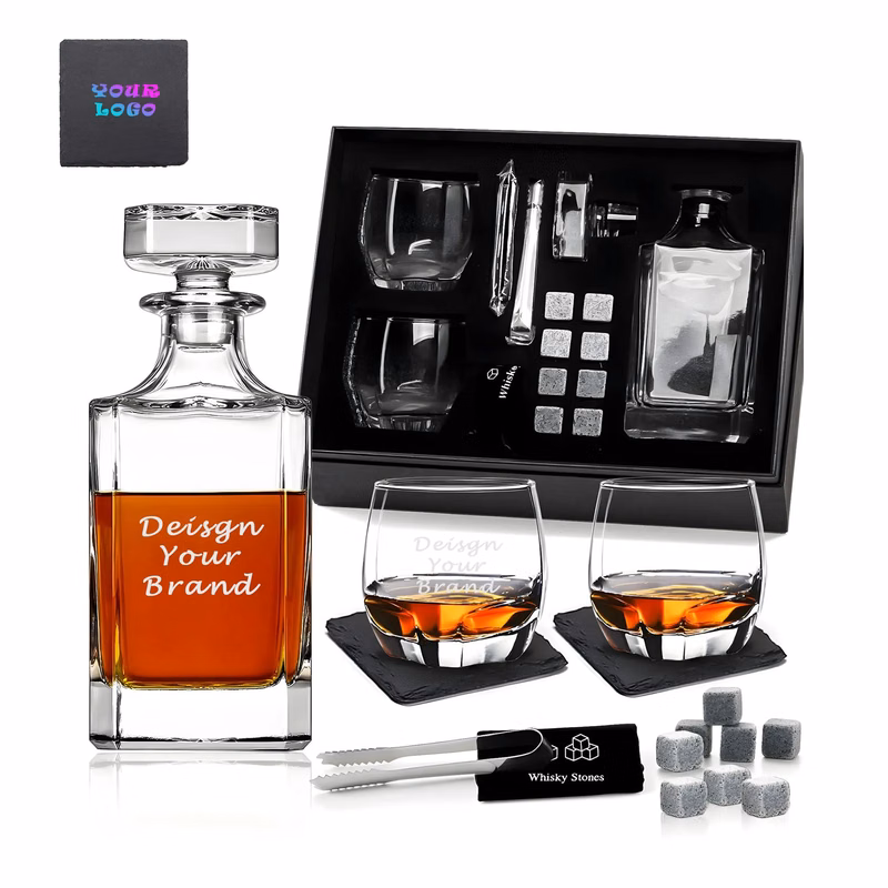 Whiskey Decanter Set Gift Box