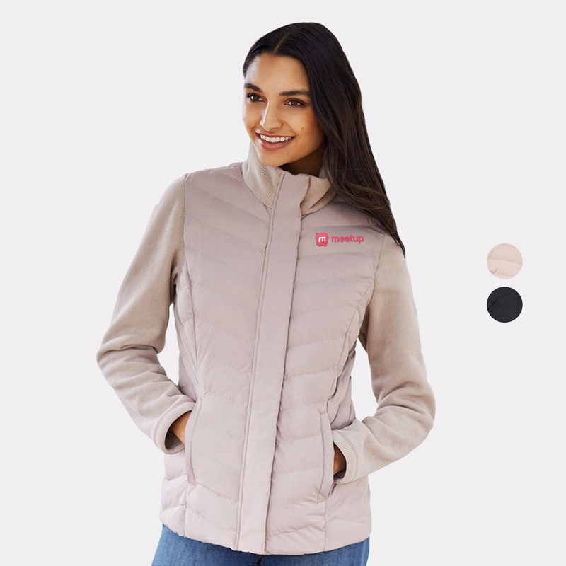 Weatherproof® Ladies Chevron Quilted Jacket
