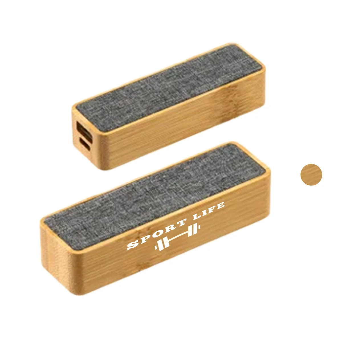 2200mAh wood power bank 1