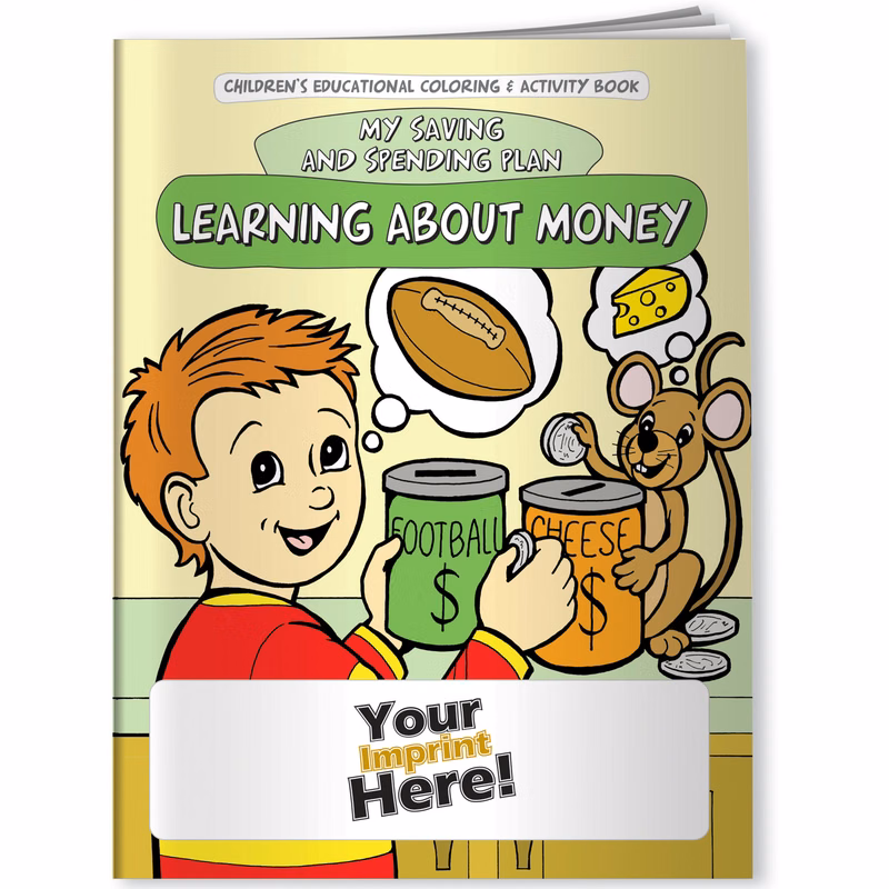 Coloring Book - Learning About Money: My Saving and Spending Plan
