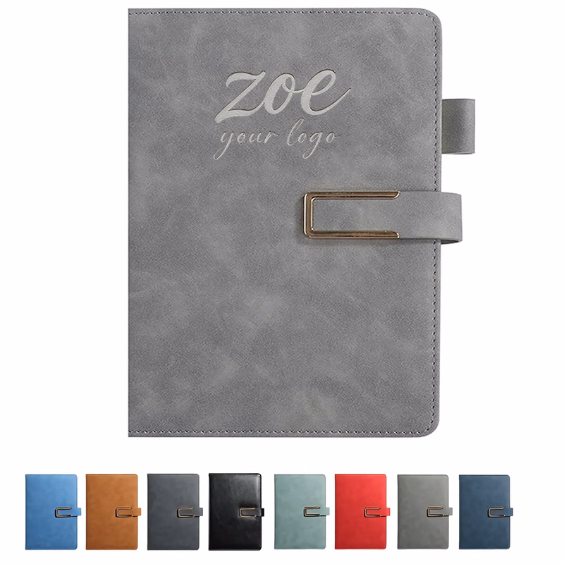 A5 Gradient PU Leather Office Journal Notebook