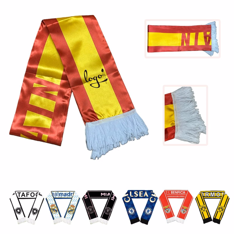 Polyester Soccer Fan Scarf