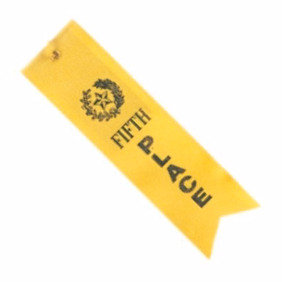 Fifth Place Ribbon 2" x 8"