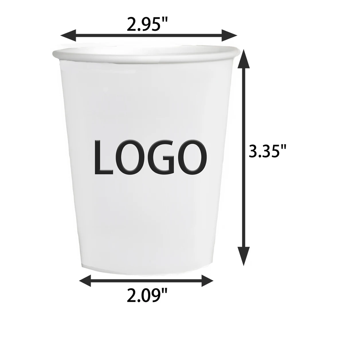 8 OZ Thickened Disposable Paper Cup 1